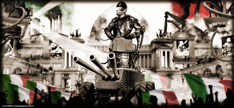 Illustration for article titled WWII Leaders Get a Dieselpunk Makeover